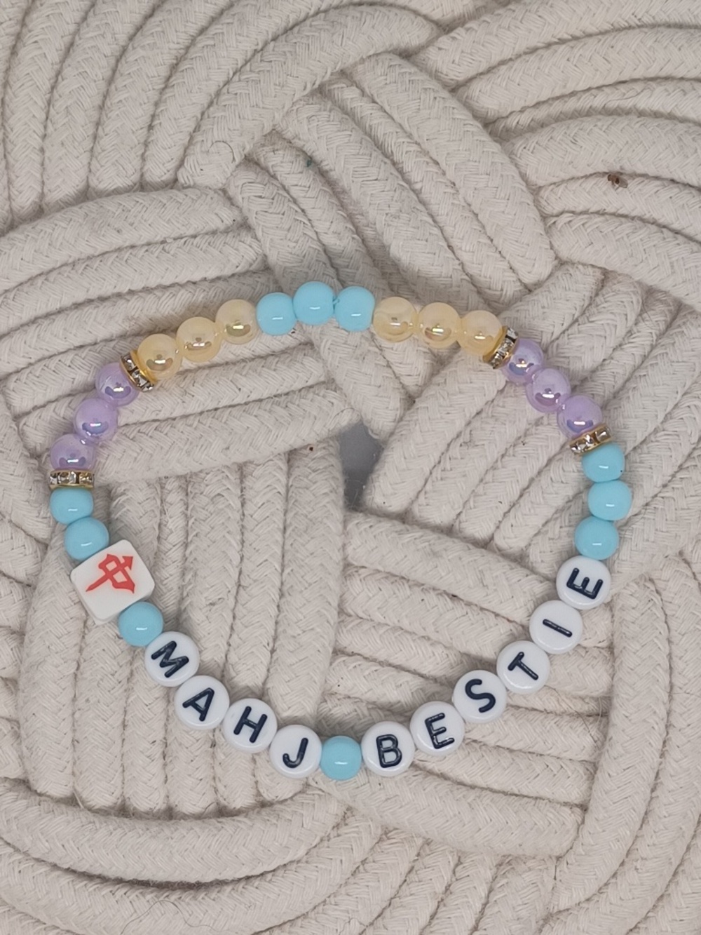 Mahjong Tile Bracelet- Mahj Bestie
